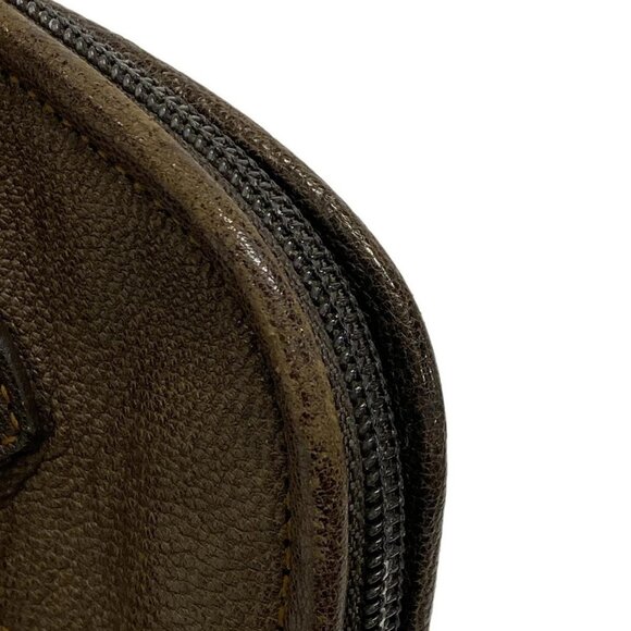 Auth DIOR/ChristianDior Vintage Traveler - Beige Dark Brown Jacquard Leather - Picture 14 of 16